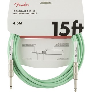 FenderORIGINAL SERIES CABLE 15feet (SURF GREEN)(#0990515058)