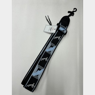 Fender 【即納可】2" Monogrammed Straps   Black/Light Grey/Blue【G-CLUB渋谷web】