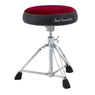 Pearl D-1500RST (Red) Cloth Seat Top ドラムスローン【WEBSHOP】