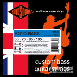 ROTOSOUND Roto Bass Custom Gauge Nickel Roundwound, RB50L (.50-.105)