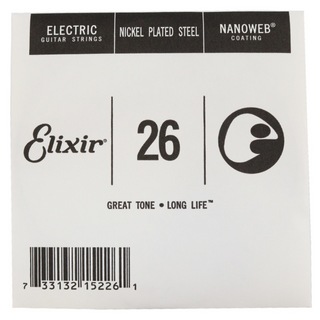 Elixir15226/026弦×4本 エリクサーナノウェブバラ弦