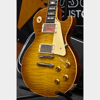 Gibson Custom Shop 1959 Les Paul Standard Reissue VOS Lemmon Burst #944018【極上トップ、漆黒指板】