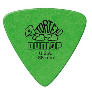 Jim Dunlop 431R Tortex Triangle Picks 0.88mm (Green)×10枚セット