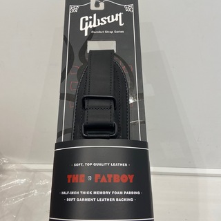 GibsonASFB-BLK The Fatboy Premium Comfort Strap ギターストラップ