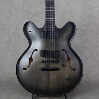 Victor Baker Guitars Model 35 Chambered Semi-hollow Black Smoke Stain S/N:693
