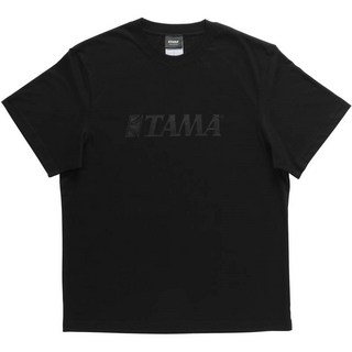 TamaLifestyle Item / Black TAMA Logo T-shirt / XLサイズ [TAMT007XL]
