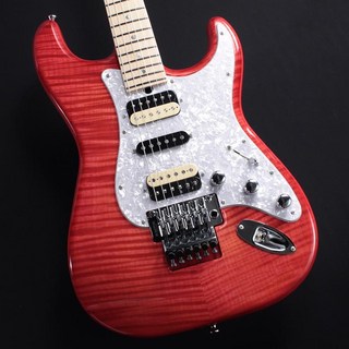 T's Guitars ST-22R Custom 5A Grade Flame Top (Trans Pink) #032394【IKEBE Order Model】
