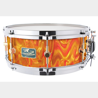 canopus The Maple 5.5x14 Snare Drum Marmalade Swirl