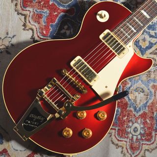 Bizen WorksBURNED Standard Mini Humbucker Gold Hardware w/ bigsby M.Red #240620【ハカランダ指板】【現品写真】