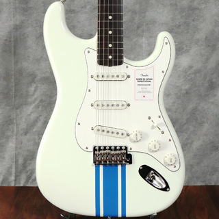 Fender2023 Collection MIJ Traditional 60s Stratocaster Rosewood Fingerboard OlympicWhite with BlueCompetit
