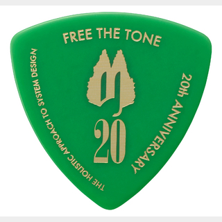 Free The Tone20th ANNIVERSARY Pick Green Gold 10枚セット【新宿店】