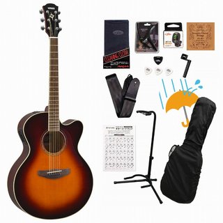 YAMAHA CPX600 OVS(Old Violin Sunburst) [ミディアムジャンボボディ エレアコ] ヤマハ アコギ入門豪華12点初心者
