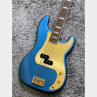 Squier by Fender 40th Anniversary Precision Bass Gold Edition Lake Placid Blue 【アウトレット特価】【限定モデル】