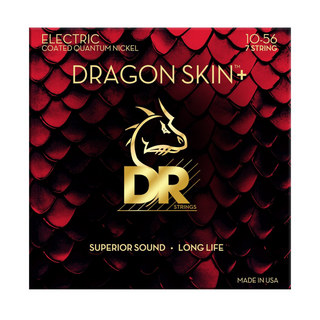 DR DRAGON SKIN＋ DEQ-7/10 10-56 コーティング弦 7弦エレキギター弦