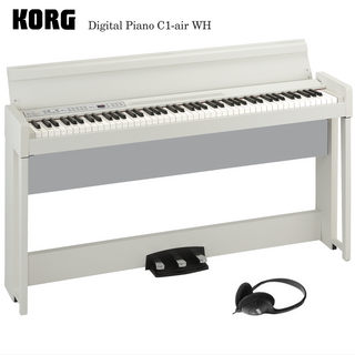 KORG【Bluetooth対応】電子ピアノ C1-air ホワイト KORG C1-air WH