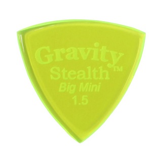 Gravity Guitar PicksStealth -Big Mini- GSSB15P 1.5mm Fluorescent Green ギターピック
