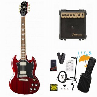 Epiphone Inspired by Gibson SG Standard Heritage Cherry エレキギター PG-10アンプ付属エレキギター初心者セットR