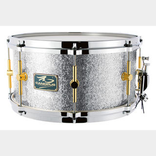 canopus The Maple 8x14 Snare Drum Silver Spkl