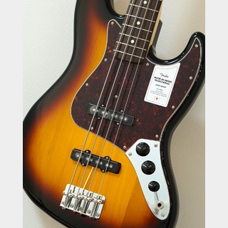 FenderMade in Japan Traditional II 60s Jazz Bass -3-Tone Sunburst-【4.04kgの軽量個体】【旧価格】【町田店】
