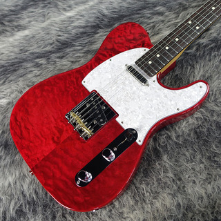FenderMade in Japan Hybrid II 2024 Collection Telecaster Quilt Red Beryl