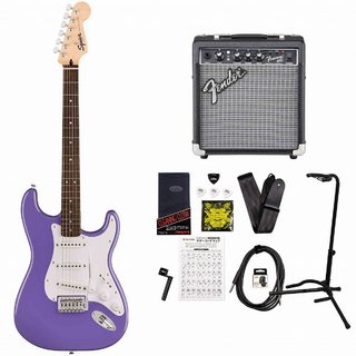 Squier by Fender Sonic Stratocaster Laurel Fingerboard White Pickguard Ultraviolet FenderFrontman10Gアンプ付属エレキ