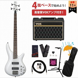 IbanezSR300E Pearl White (PW) アイバニーズ VOXアンプ付属エレキベース初心者セットR【WEBSHOP】