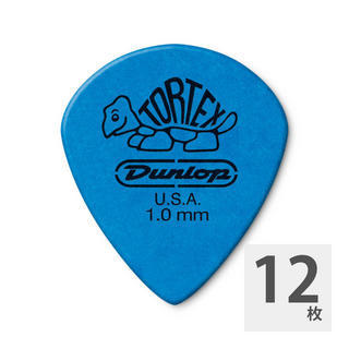 Jim Dunlop498 Tortex Jazz III XL 1.0mm Blue ギターピック×12枚