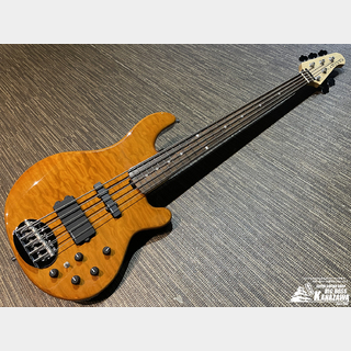 Lakland SK-5DX Amber Translucent 【中古美品! 万能5弦ベース!】