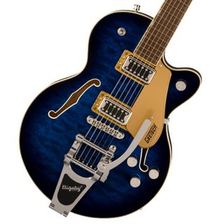 GretschG5655T-QM Electromatic Center Block Jr. Single-Cut Quilted Maple with Bigsby Hudson Sky 【横浜店】