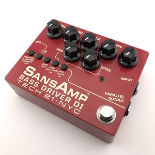 TECH21 【USED】 SANSAMP BASS DRIVER DI V2 VERMILLON