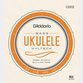 D'Addario EJ88UB ナイルテック 94-197ウクレレベース弦