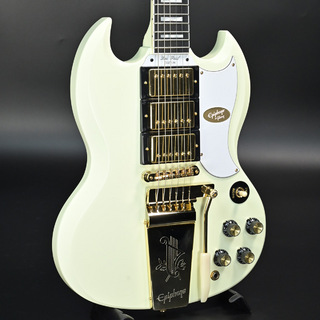 Epiphone Inspired by Gibson Custom 1963 Les Paul SG Custom w/Maestro Vibrola Classic White 【名古屋栄店】