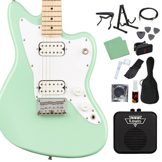 Squier by FenderMini Jazzmaster HH エレキギター初心者14点セット 【ミニアンプ付き】 Surf　Green