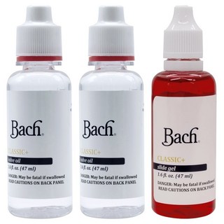 Bach バック / バルブ オイル(2本) & チューニング スライド グリス (1本) セット【セットがお買い得!!】