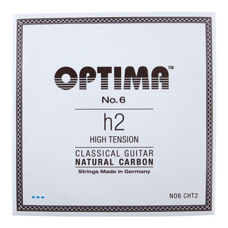 Optima StringsNo6.CHT2 Natural Carbon B/H2 High 2弦 バラ弦 クラシックギター弦×3本