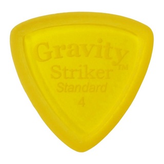 Gravity Guitar Picks Striker -Standard Master Finish- GSRS4M 4.0mm Yellow ギターピック