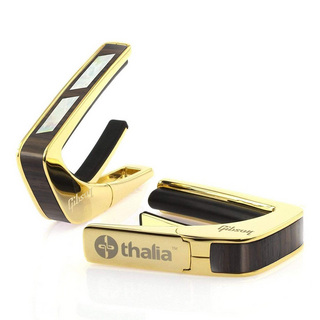 Thalia Capo Gibson License Model / Split Parallelogram Indian Rosewood / 24K Gold 1652【高品質なカポタスト】