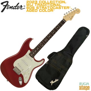 Fender2023 Collection Made in Japan Traditional 60s Stratocaster® Aged Color Aged Dakota Red