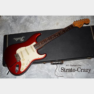Fender '66 Stratocaster Candy Apple Red "Rifinish" /Rose neck