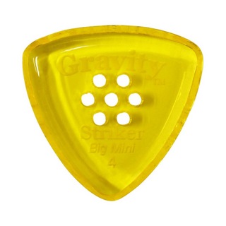 Gravity Guitar Picks Striker -Big Mini Multi-Hole- GSRB4PM 4.0mm Yellow ギターピック