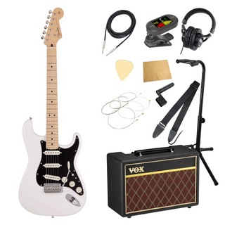 FenderMIJ Junior Collection Stratocaster MN AWT エレキギター VOXアンプ付き 入門11点 初心者セット