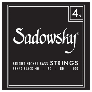 Sadowskyサドウスキー SBN40 Black ブラックラベル ニッケル ベース弦