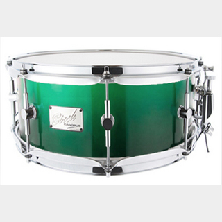 canopus Birch Snare Drum 6.5x14 Emelard Fade Mat LQ