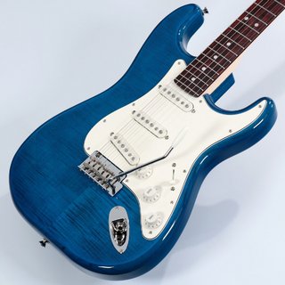 Fender ISHIBASHI FSR MIJ HybridII Stratocaster Curly Maple Top Ash Back Translucent Blue 【横浜店】