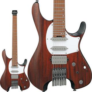 Ibanezのヘッドレス・ギター“Q”シリーズに、銘木ボディ・トップを