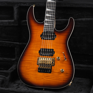 Jackson MJ Series Dinky DK Flame Maple Ebony Fingerboard ~Amber Burst~