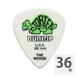 Jim Dunlop TORTEX WEDGE 424R 0.88×36枚 ピック