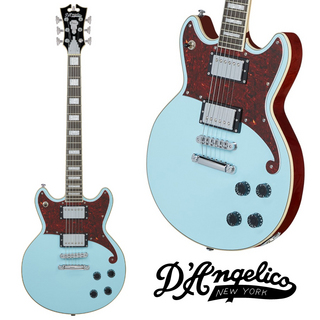 D'Angelico Premier Brighton -Sky Blue Top Natural Mahogany Back and Side-【Webショップ限定】