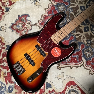 Squier by Fender Paranormal Jazz Bass '54 Maple Fingerboard Tortoiseshell Pickguard 3-Color Sunburst