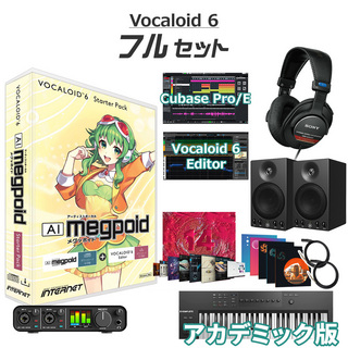 INTERNET VOCALOID6 AI Megpoid GUMI ボーカロイド初心者フルセット アカデミック版